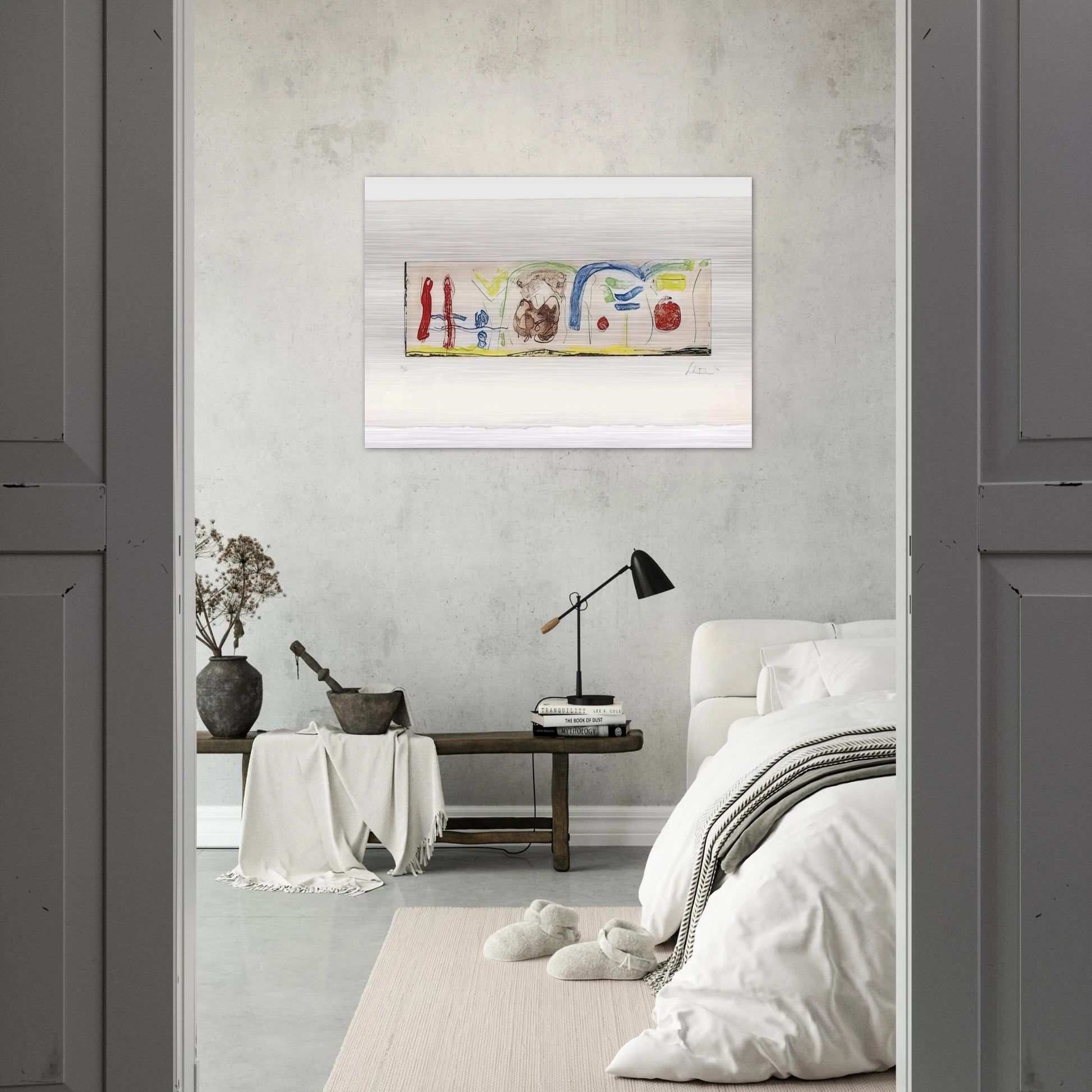 Bridges - 1996 - Helen Frankenthaler Brushed Aluminum Print - 70x100 cm / 28x40 inches | Helen Frankenthaler Aluminum Print | Helen Frankenthaler Prints