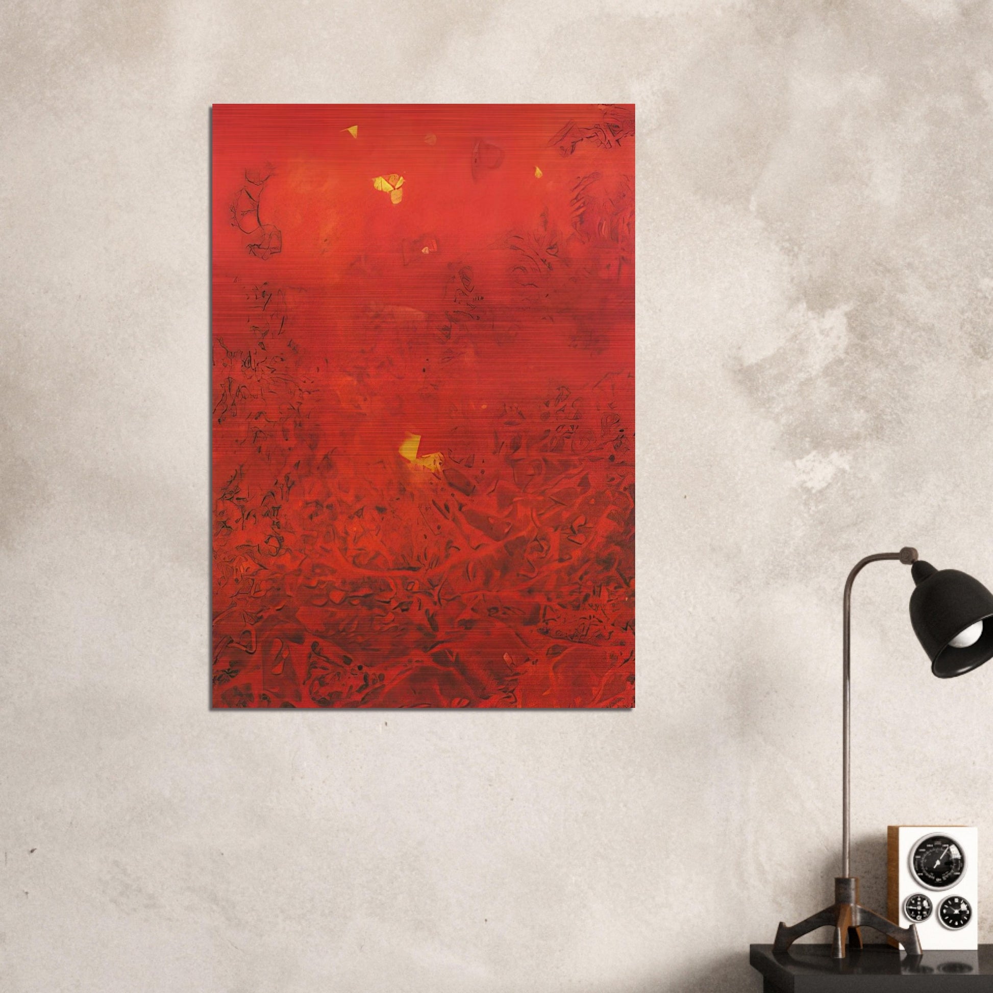 Le jardin de la France - Max Ernst Brushed Aluminum Print - 70x100 cm / 28x40 inches | Max Ernst Aluminum Print | Max Ernst Prints