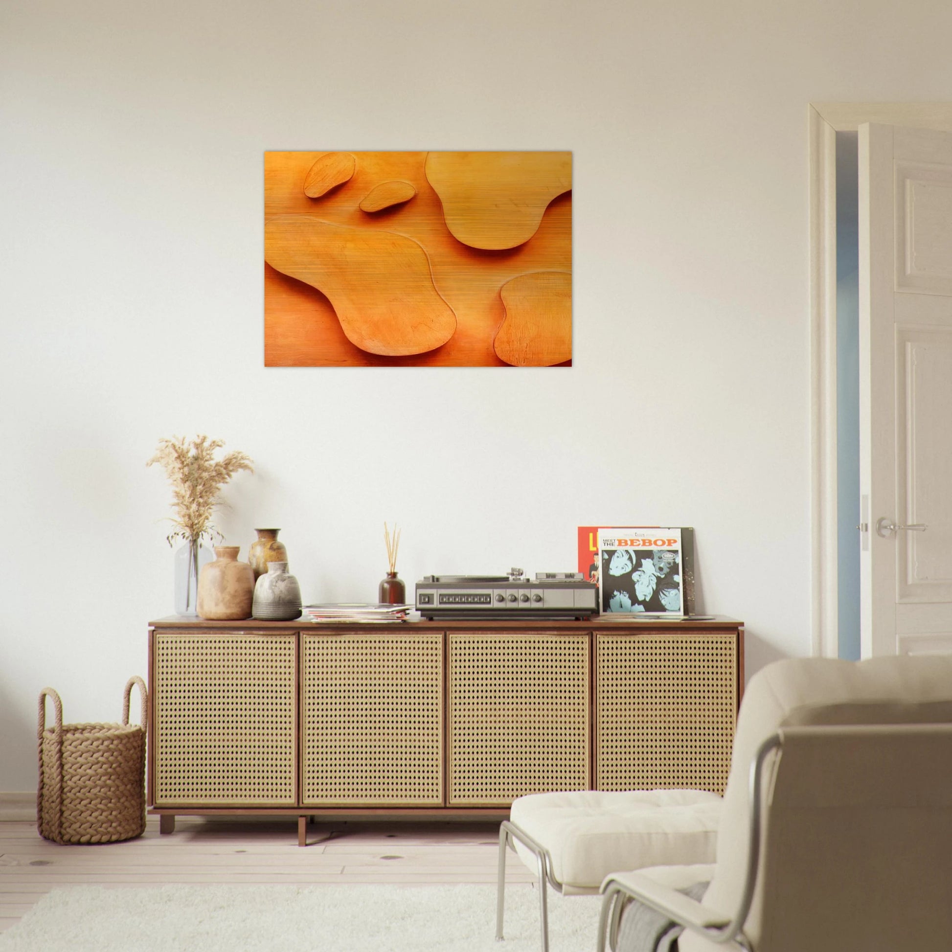 Constellation - Jean Arp Brushed Aluminum Print - 70x100 cm / 28x40 inches | Jean Arp Aluminum Print | Jean Arp Prints