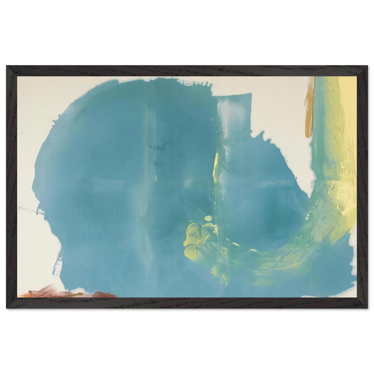 Helen Frankenthaler - Where Necessary - 1977 Wall art - 60x80 cm / 24x32 inches - Fine Art Poster-canvas - -