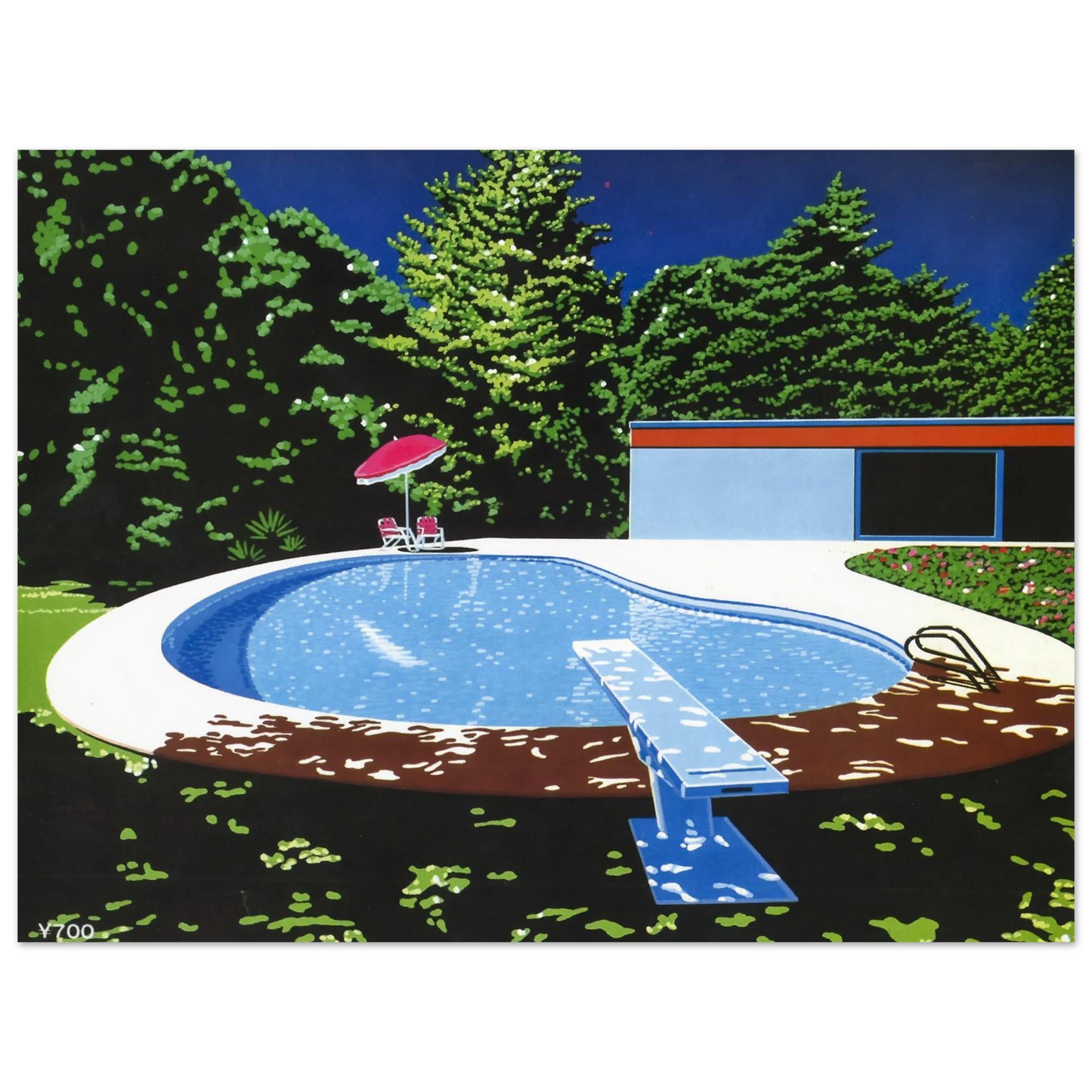 Hiroshi Nagai - NIAGARA 07SH 944 Wall Art - 21x29.7 cm / 8x12" - Fine Art Poster - -
