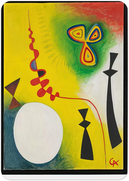 FETISHES 1944 By Alexander Calder Pack of 10 Post Cards | Alexander Calder Post Cards | A6 (10.5 x 14.8 cm) - 4.1 x 5.8 inches