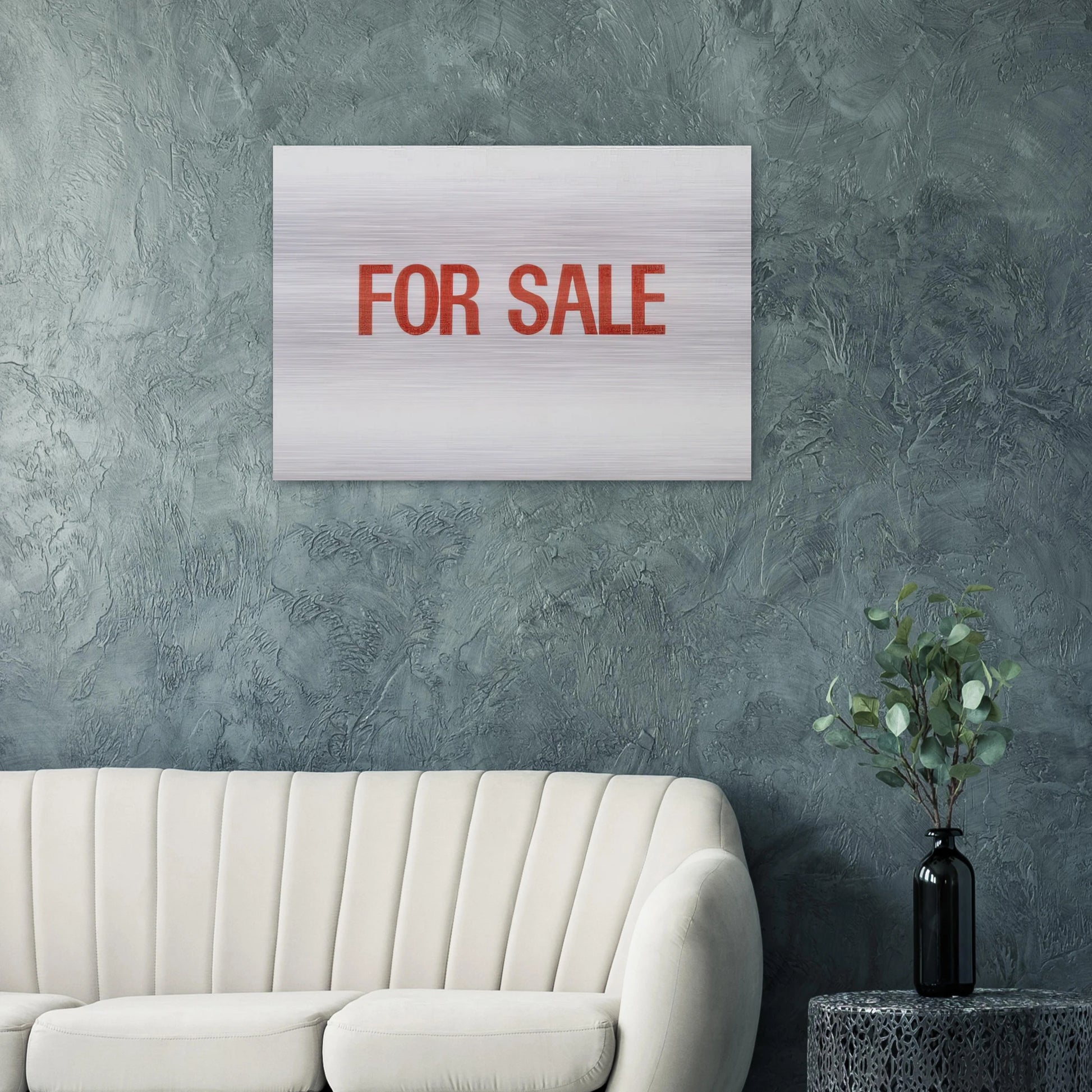 For Sale - 1962 - Billy Apple Brushed Aluminum Print - 70x100 cm / 28x40 inches | Billy Apple Aluminum Print | Billy Apple Prints