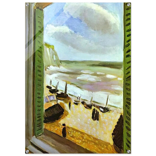 OPEN WINDOW AT COLLIOURE 1905 - Henri Matisse Acrylic Print - 70x100 cm / 28x40″ inches
