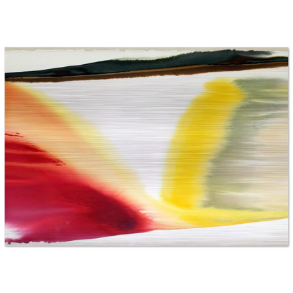 Phenomena Pointed East - Abstract Expressionism, Color Field Painting - Paul Jenkins Brushed Aluminum Print - 70x100 cm / 28x40 inches | Paul Jenkins Aluminum Print | Paul Jenkins Prints