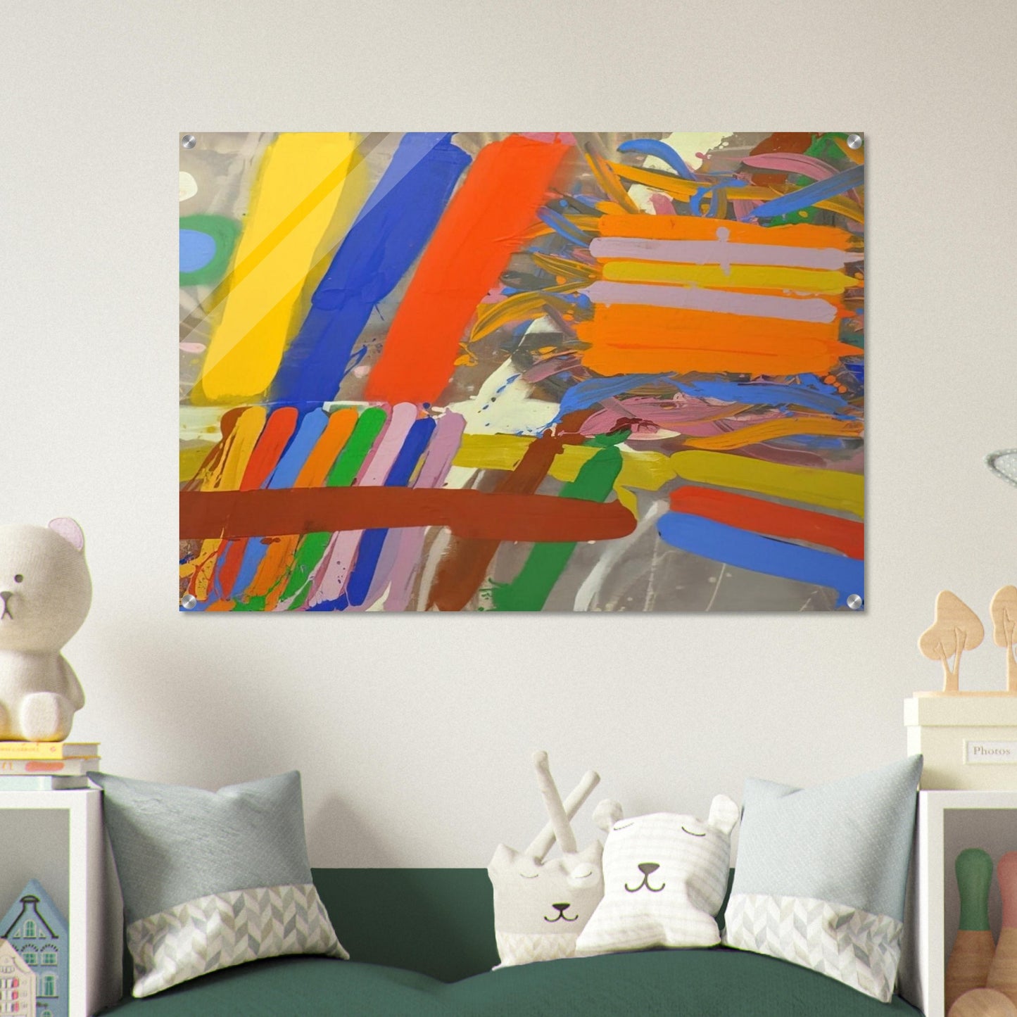 Woolhara - 1986 - Albert Irvin Acrylic Print - 70x100 cm / 28x40″ inches | Albert Irvin Wall Art | Albert Irvin Prints