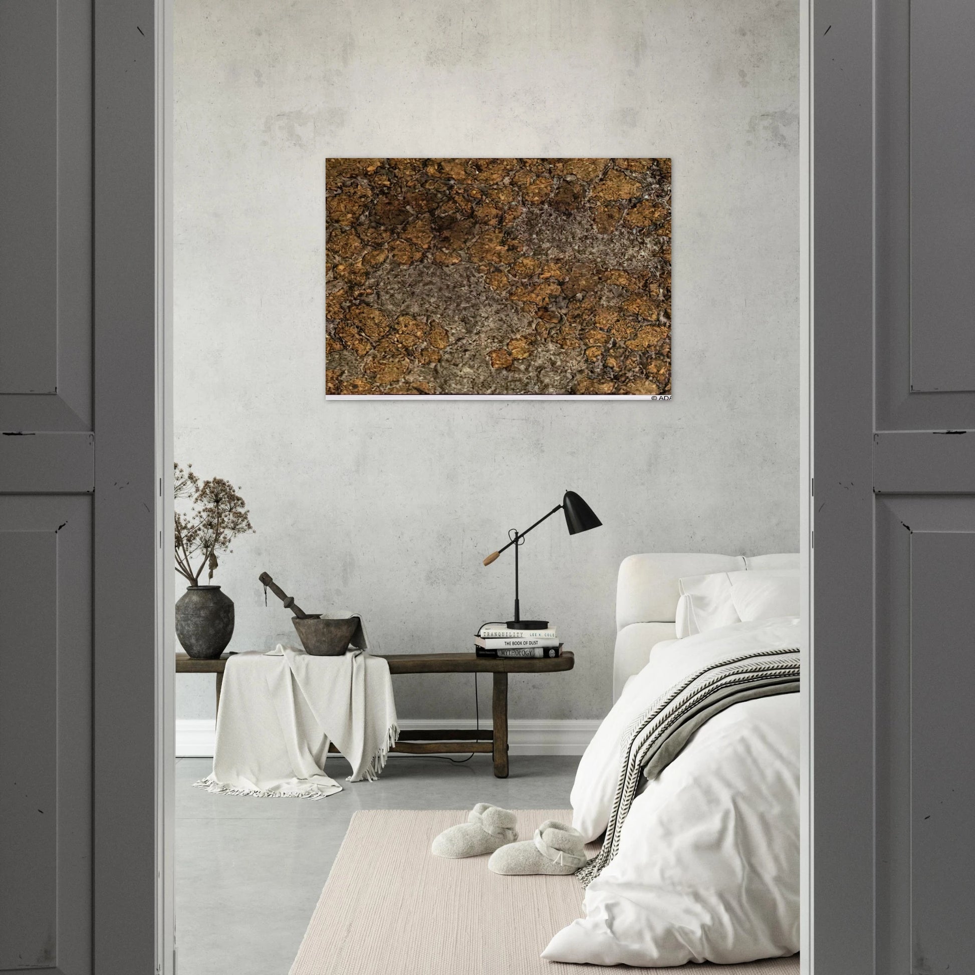 LIFE WITHOUT THE MAN III - Jean Dubuffet Brushed Aluminum Print - 70x100 cm / 28x40 inches | Jean Dubuffet Aluminum Print | Jean Dubuffet Prints