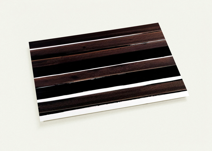 A-Walnut Stain - 2004 By Pierre Soulages Pack of 10 Post Cards | Pierre Soulages Post Cards | A6 (10.5 x 14.8 cm) - 4.1 x 5.8 inches