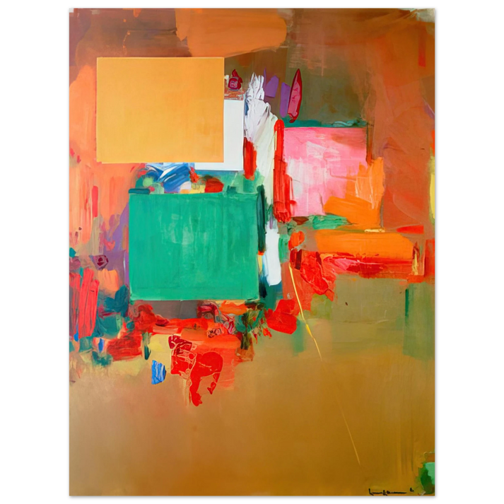 Hans Hofmann - Song of the Nightingale  75x100 cm / 30x40inches Fine Art Poster
