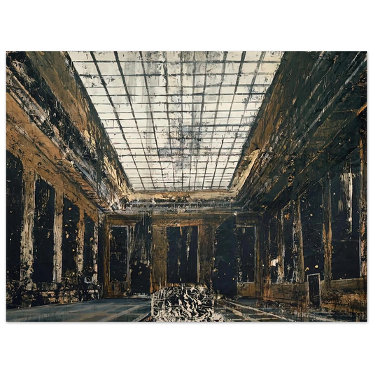 Anselm Kiefer - INTERIOR 1981  75x100 cm / 30x40inches Fine Art Poster