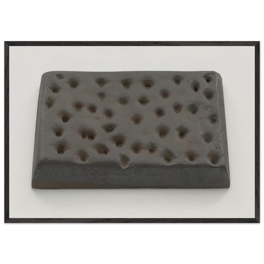 KN CKEBR D 1966 - Claes Oldenburg 70x100 cm / 28x40 inches Framed Art Print – Black Wooden Frame