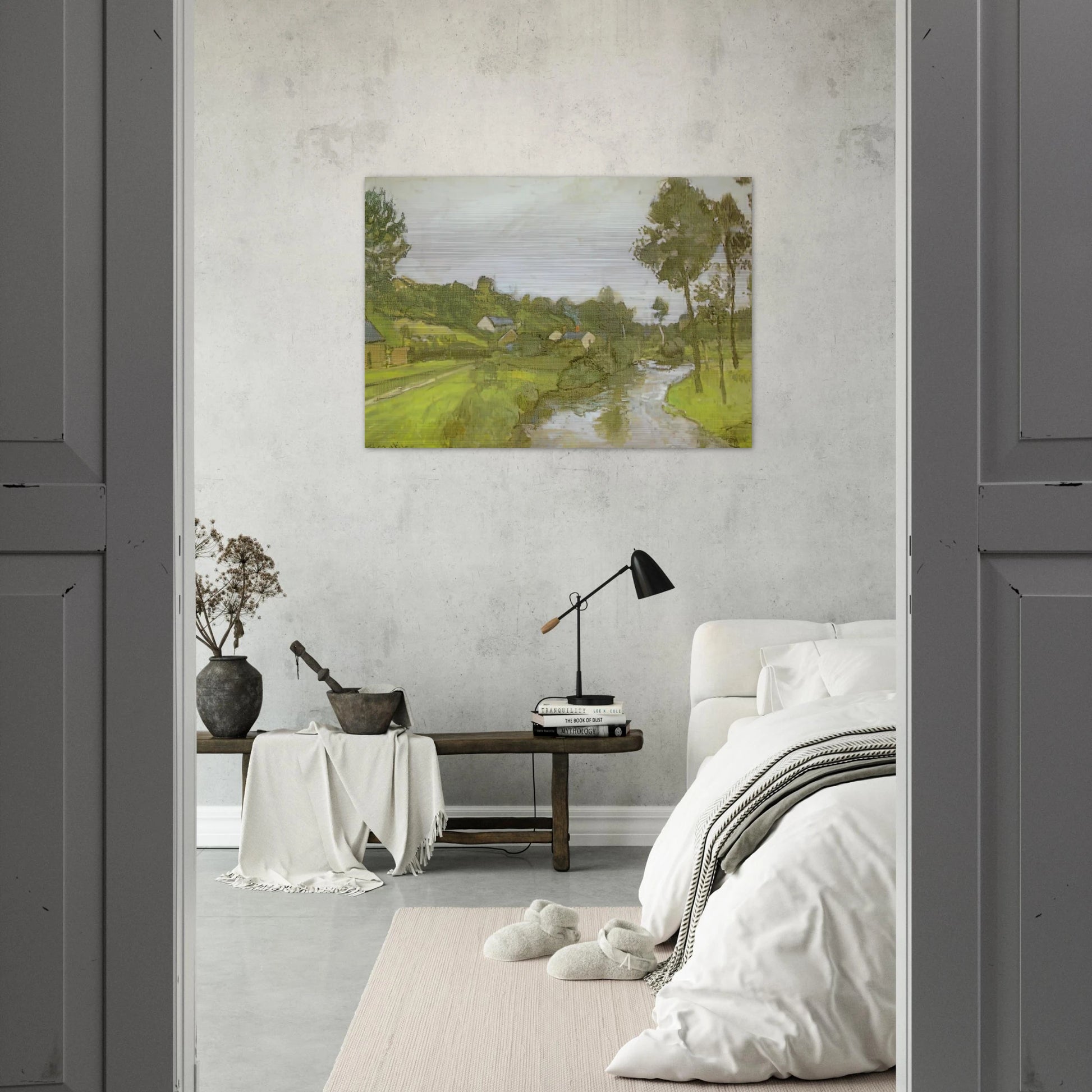 LANDSCAPE LESQUIELLES ST GERMAIN 1903 - Henri Matisse Brushed Aluminum Print - 70x100 cm / 28x40 inches | Henri Matisse Aluminum Print | Henri Matisse Prints