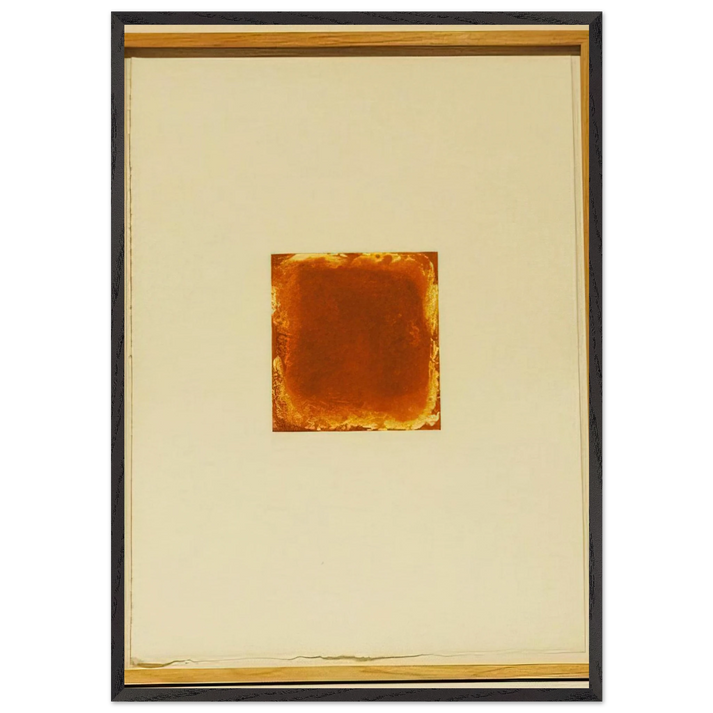UNTITLED 1991 N2 - Gotthard Graubner 70x100 cm / 28x40 inches Framed Art Print – Black Wooden Frame