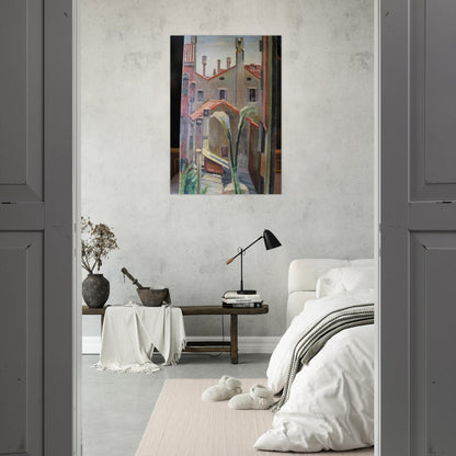 ROOFS - Vanessa Bell Brushed Aluminum Print - 70x100 cm / 28x40 inches | Vanessa Bell Aluminum Print | Vanessa Bell Prints