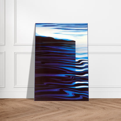 Reflections - Eyvind Earle Brushed Aluminum Print - 70x100 cm / 28x40 inches | Eyvind Earle Aluminum Print | Eyvind Earle Prints