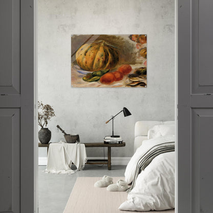 Melon and Tomatos - Pierre-Auguste Renoir Acrylic Print - 70x100 cm / 28x40″ inches