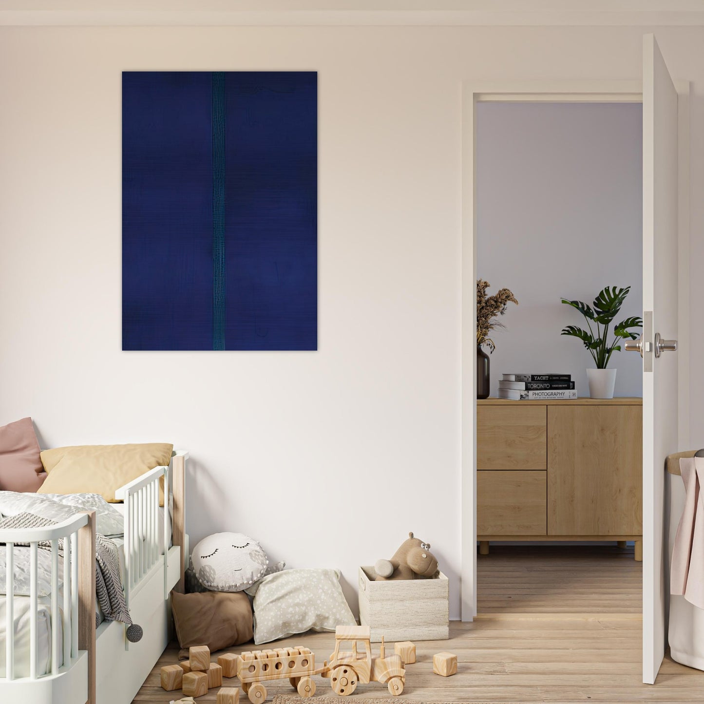 Onement V - Barnett Newman Brushed Aluminum Print - 70x100 cm / 28x40 inches | Barnett Newman Aluminum Print | Barnett Newman Prints