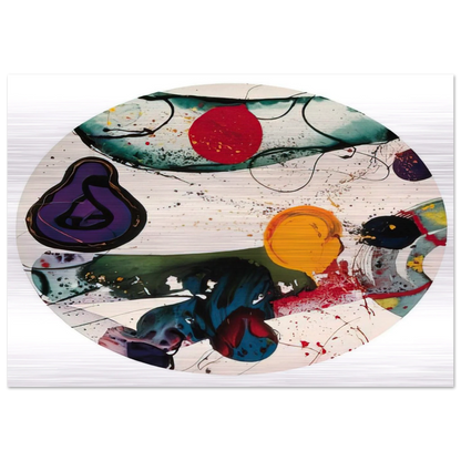 Lollipop  SF88-250  - Sam Francis Brushed Aluminum Print - 70x100 cm / 28x40 inches | Sam Francis Aluminum Print | Sam Francis Prints