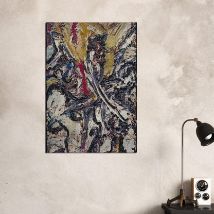 STUDY AFTER TITIAN II - Frank Auerbach Brushed Aluminum Print - 70x100 cm / 28x40 inches | Frank Auerbach Aluminum Print | Frank Auerbach Prints