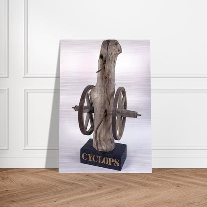 Cyclops - Robert Indiana Brushed Aluminum Print - 70x100 cm / 28x40 inches | Robert Indiana Aluminum Print | Robert Indiana Prints
