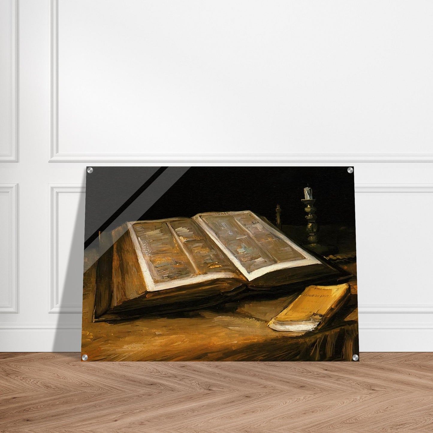 Still Life with Bible - Vincent van Gogh Acrylic Print - 70x100 cm / 28x40″ inches