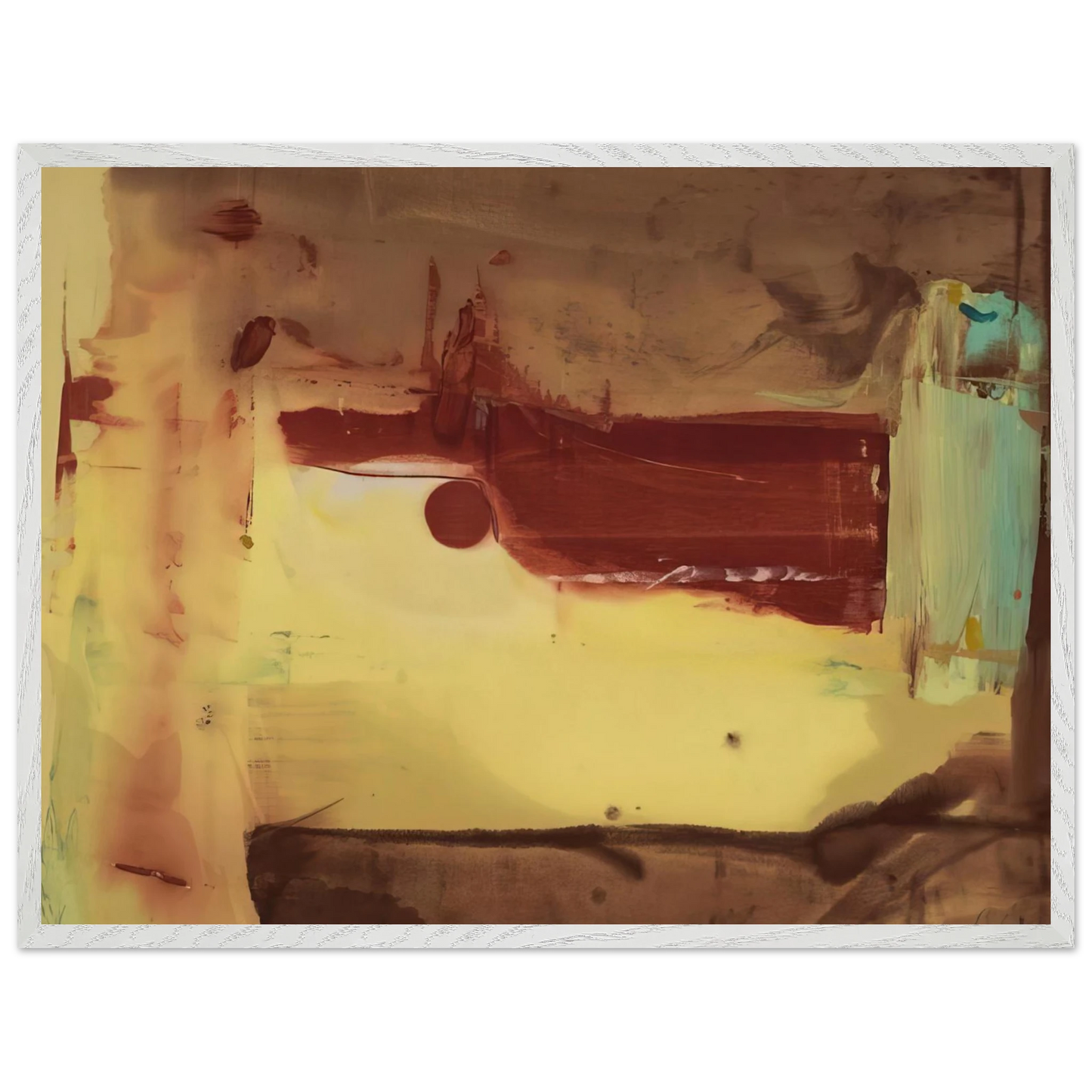 Helen Frankenthaler - Desert Pass - 1976 Wall art - A3 (29.7 x 42  cm) - Fine Art Poster-canvas - -