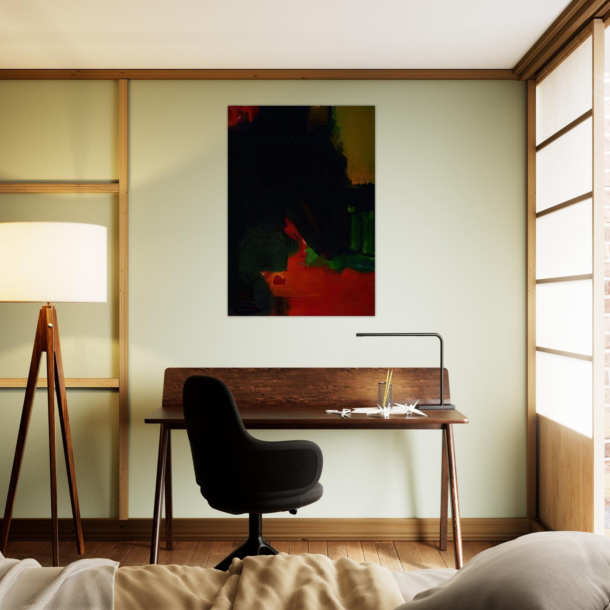 Nocturnal Splendor - Hans Hofmann Brushed Aluminum Print - 70x100 cm / 28x40 inches | Hans Hofmann Aluminum Print | Hans Hofmann Prints