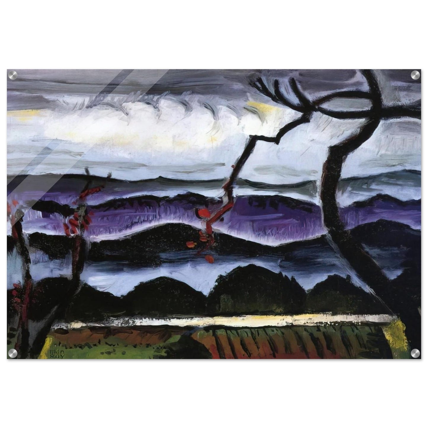 HILLS - Man Ray Acrylic Print - 70x100 cm / 28x40″ inches