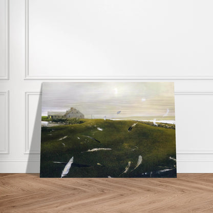 AIRBORNE - Andrew Wyeth Brushed Aluminum Print - 70x100 cm / 28x40 inches | Andrew Wyeth Aluminum Print | Andrew Wyeth Prints