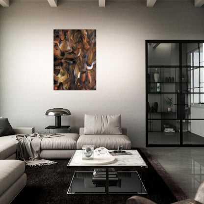 RED BLUE YELLOW - Gerhard Richter Brushed Aluminum Print - 70x100 cm / 28x40 inches | Gerhard Richter Aluminum Print | Gerhard Richter Prints