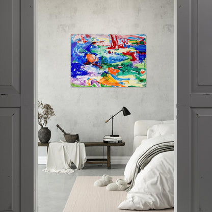 Landscape - Hans Hofmann Acrylic Print - 70x100 cm / 28x40″ inches | Hans Hofmann Wall Art | Hans Hofmann Prints