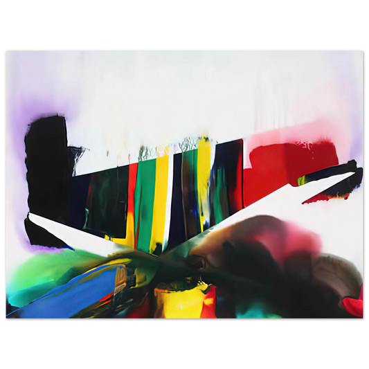 Paul Jenkins - Phenomena Cave of the Prism Winds Year - 1986  75x100 cm / 30x40inches Fine Art Poster