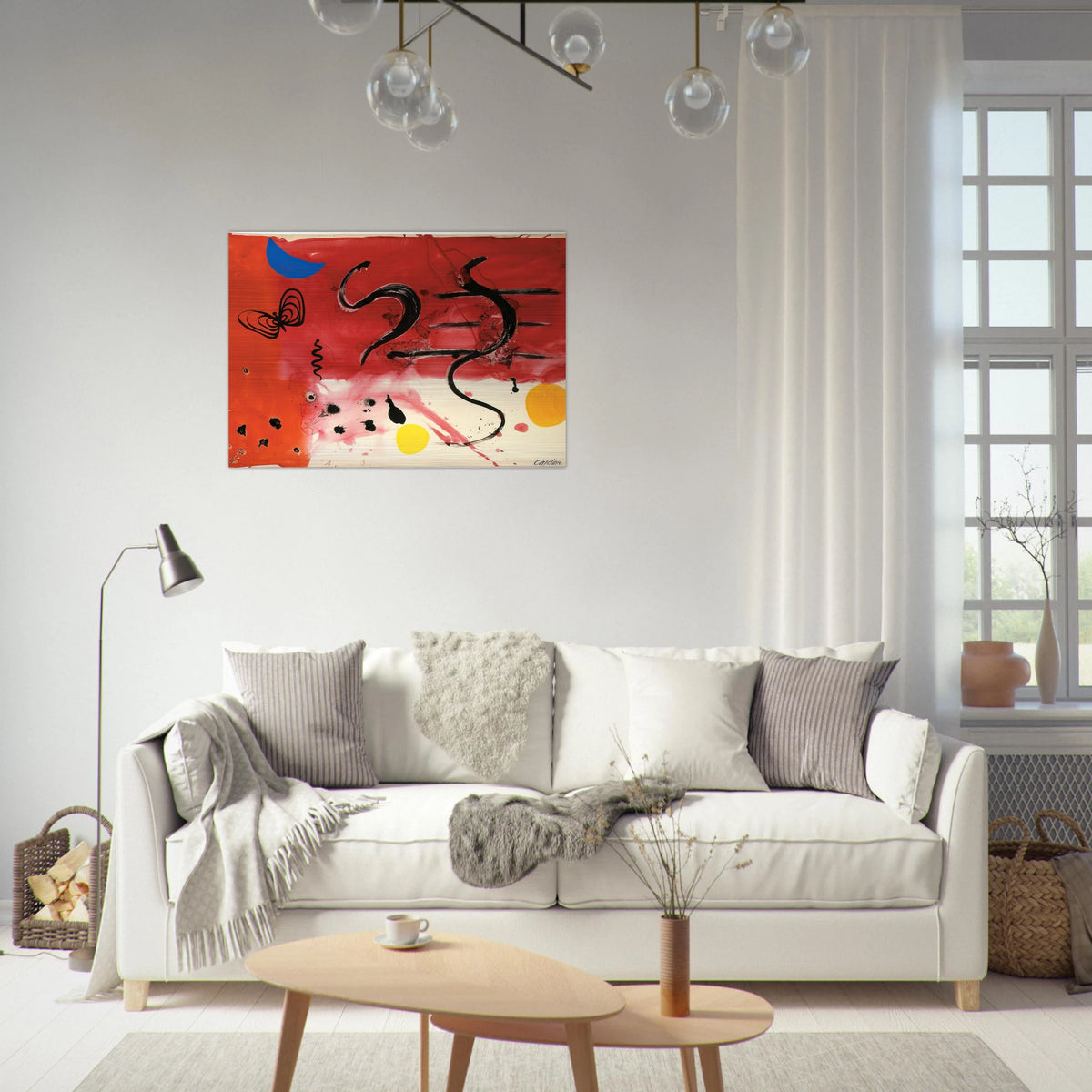 UNTITLED 1953 - Alexander Calder Brushed Aluminum Print - 70x100 cm / 28x40 inches | Alexander Calder Aluminum Print | Alexander Calder Prints