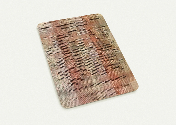DEVELOPMENT IN ROSE II 1952 By Anni Albers Pack of 10 Post Cards | Anni Albers Post Cards | A6 (10.5 x 14.8 cm) - 4.1 x 5.8 inches