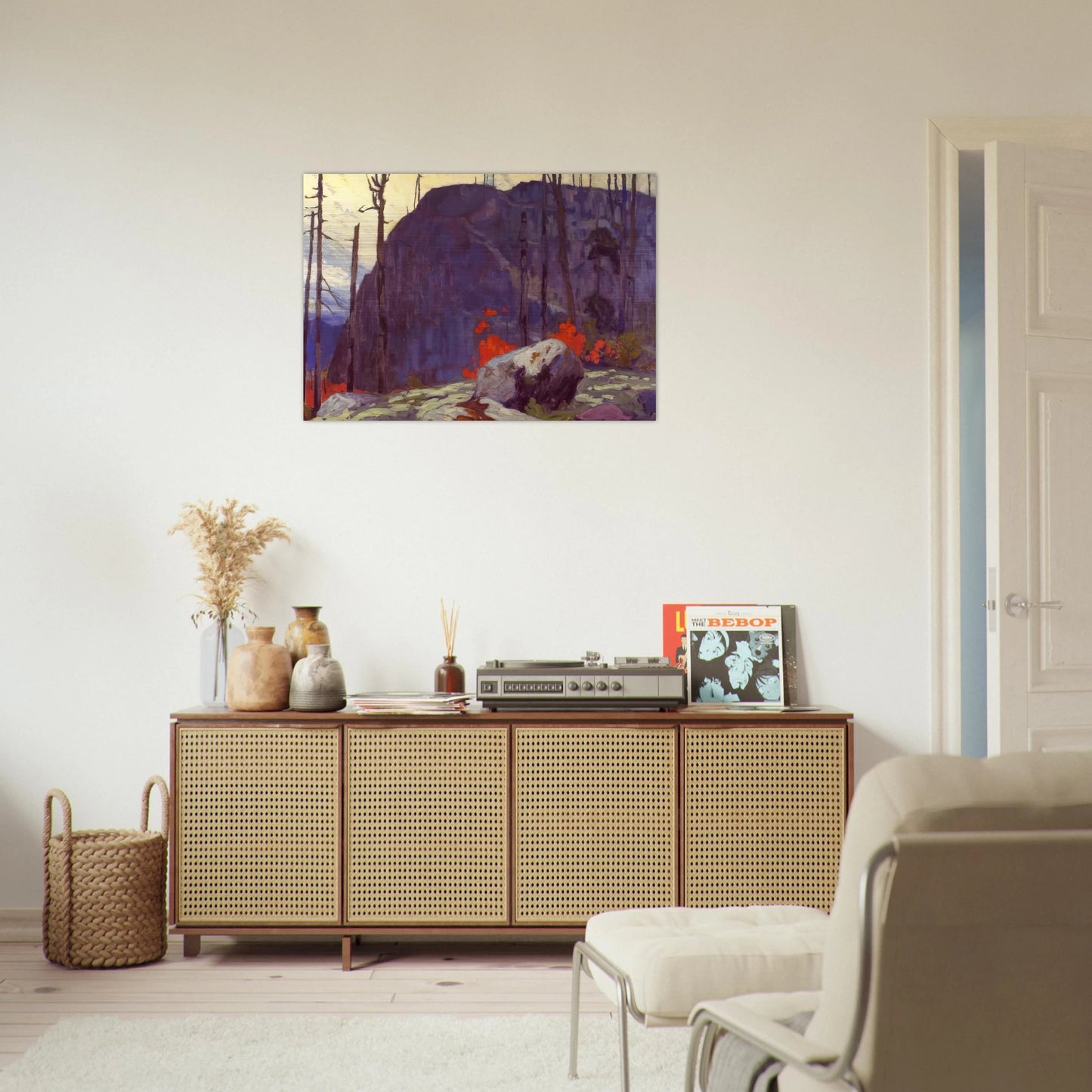 Algoma Hill - 1920 - Lawren Harris Brushed Aluminum Print - 70x100 cm / 28x40 inches | Lawren Harris Aluminum Print | Lawren Harris Prints