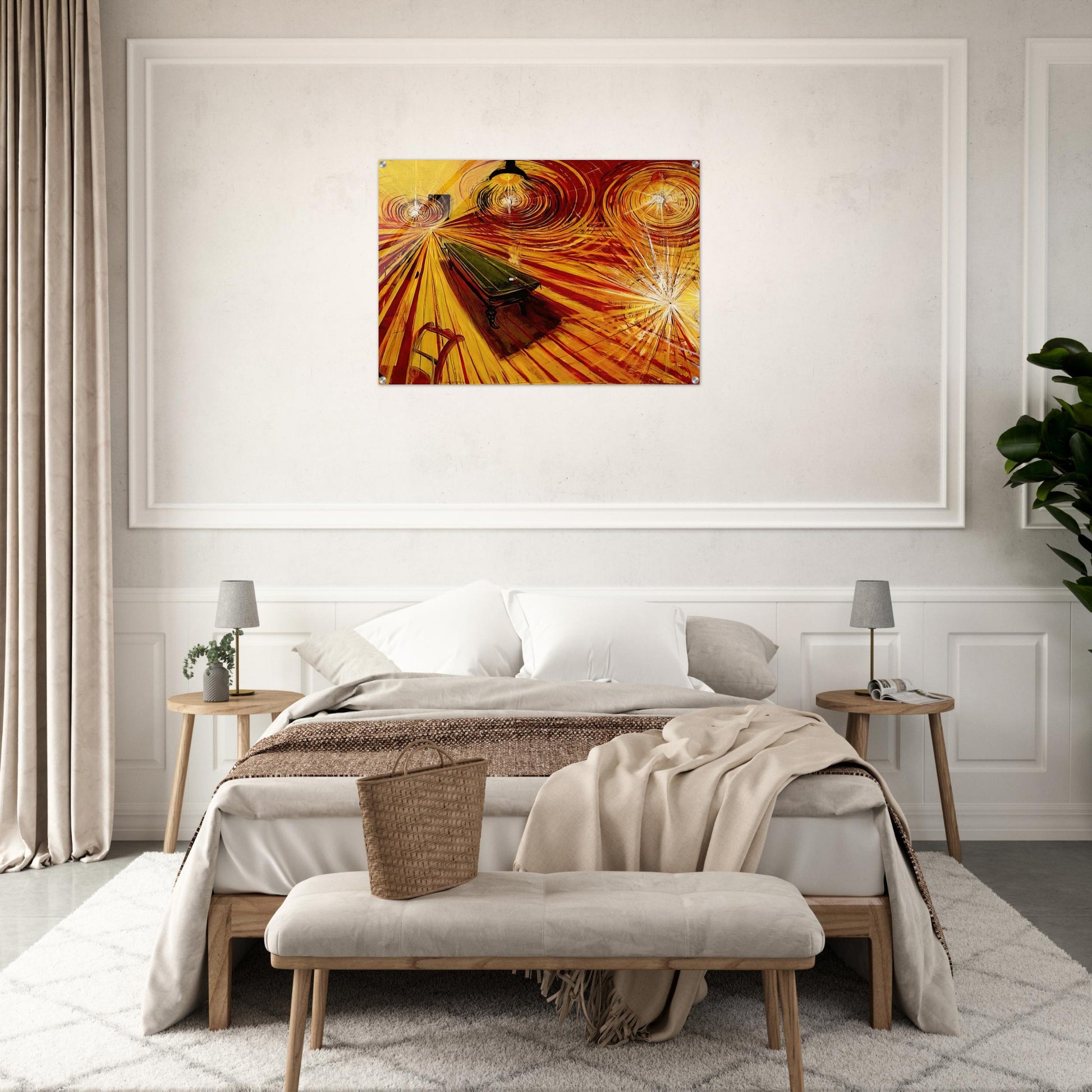 Night Cafe - 1972 - Brett Whiteley Acrylic Print - 70x100 cm / 28x40″ inches