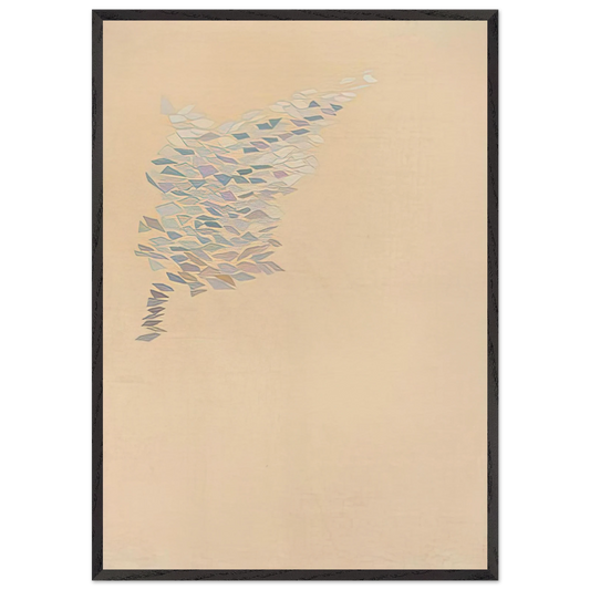Development TK Como - 1970 - Robert Goodnough 70x100 cm / 28x40 inches Framed Art Print – Black Wooden Frame