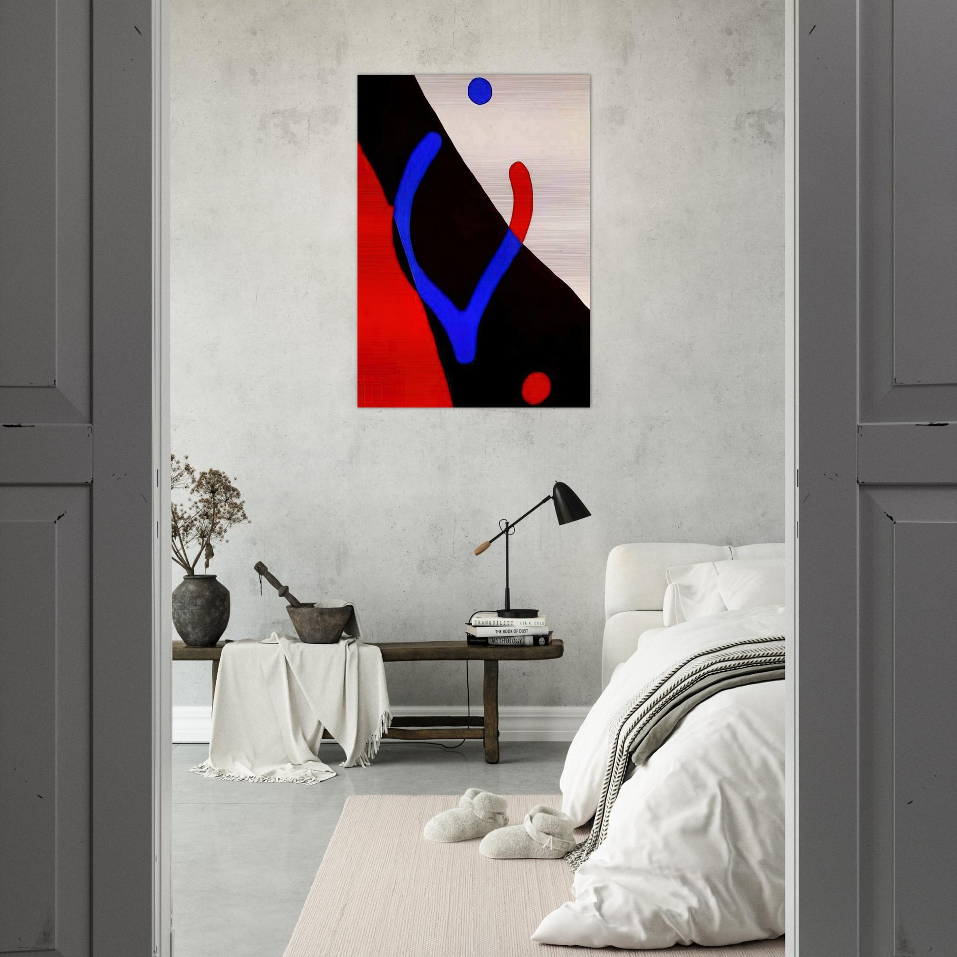 Frond and navel - Jean Arp Brushed Aluminum Print - 70x100 cm / 28x40 inches | Jean Arp Aluminum Print | Jean Arp Prints