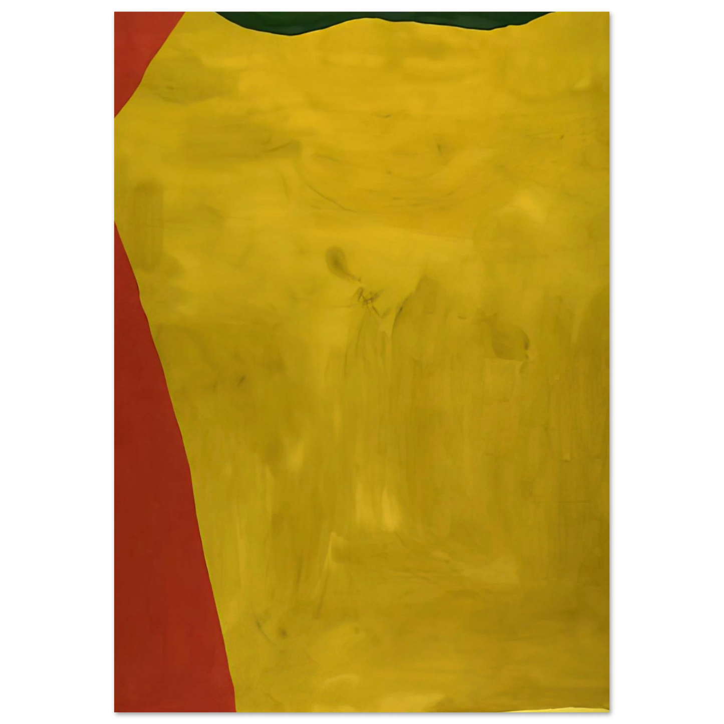 Helen Frankenthaler - Blessing of the Fleet - 1969 Wall art - 40x50 cm / 16x20 inches - Premium Wooden Framed Poster With Fine Art Paper-canvas - White frame