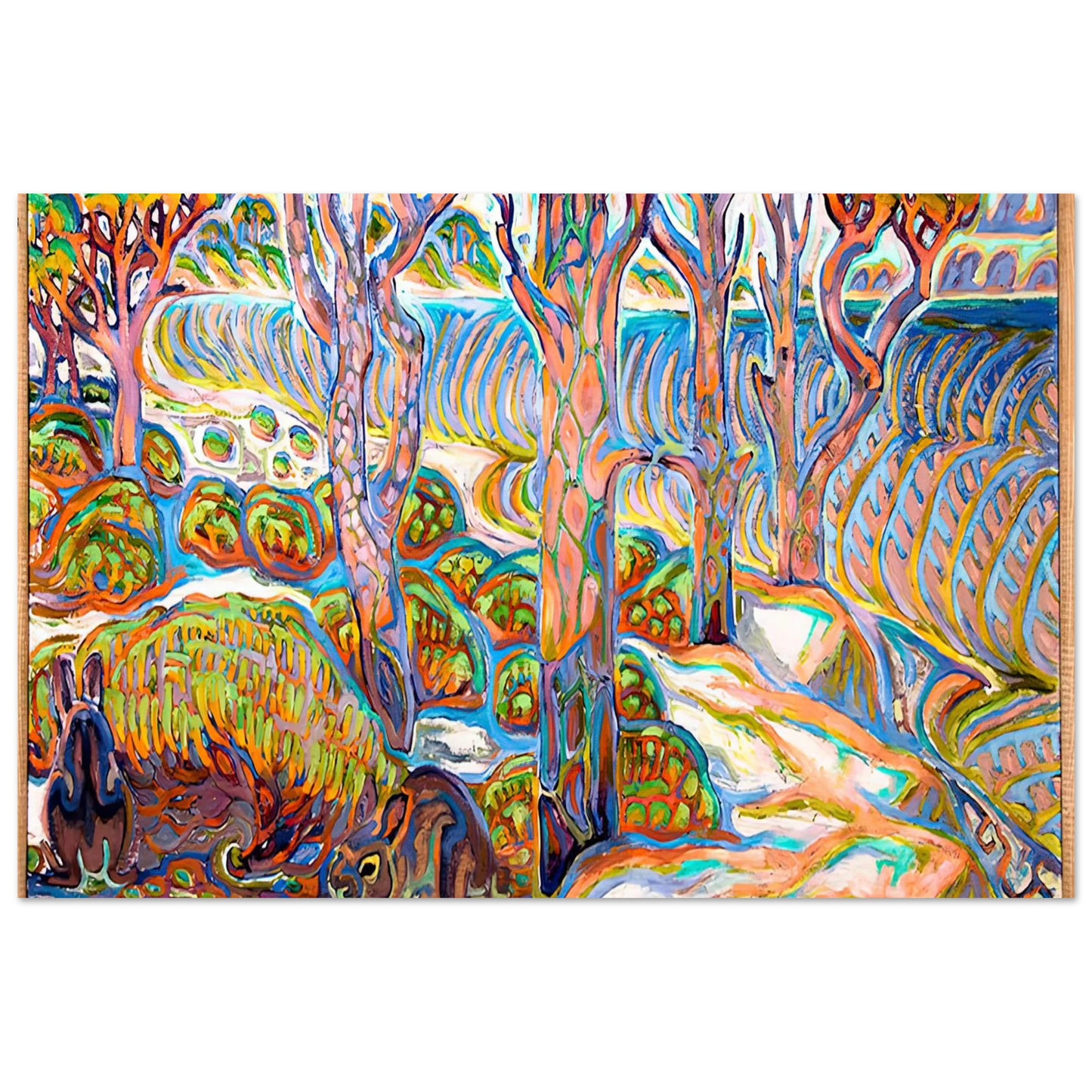 Walter Inglis Anderson - Walter Anderson Wall art - 30x45 cm / 12x18 inches - Premium Wooden Framed Poster With Fine Art Paper-canvas - Wood frame
