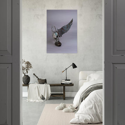 MERCURY ZERO SUMMER GLUT 1987 - Robert Rauschenberg Brushed Aluminum Print - 70x100 cm / 28x40 inches | Robert Rauschenberg Aluminum Print | Robert Rauschenberg Prints