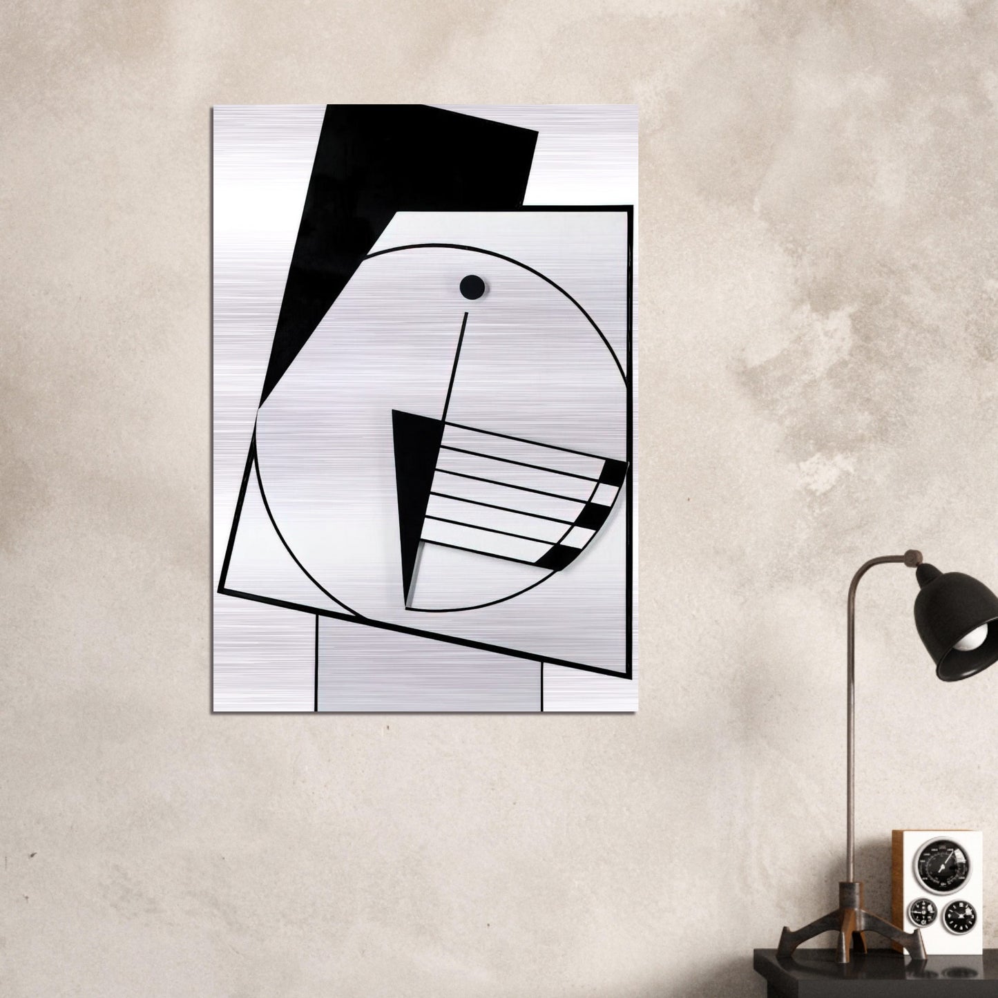 Rythme 3 - 1995 - Carmelo Arden Quin Brushed Aluminum Print - 70x100 cm / 28x40 inches | Carmelo Arden Quin Aluminum Print | Carmelo Arden Quin Prints