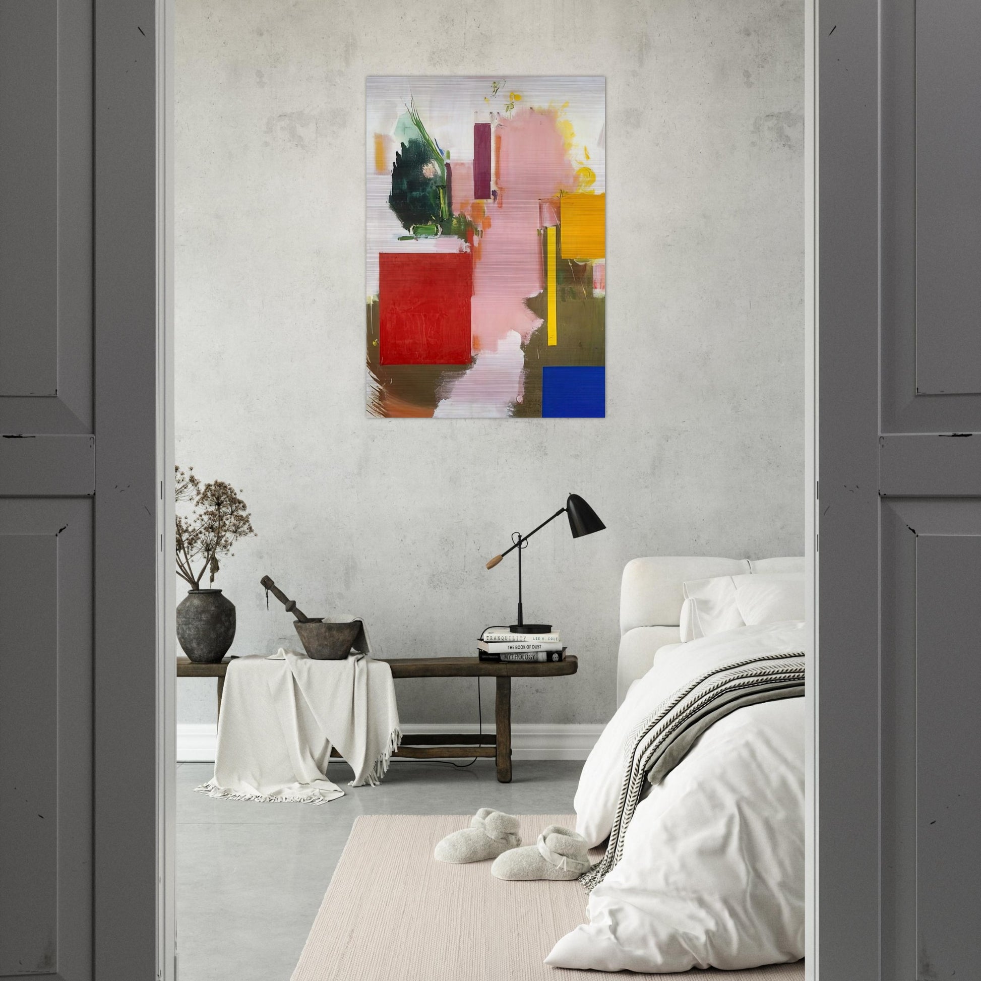 Summer 1965 - Hans Hofmann Brushed Aluminum Print - 70x100 cm / 28x40 inches | Hans Hofmann Aluminum Print | Hans Hofmann Prints