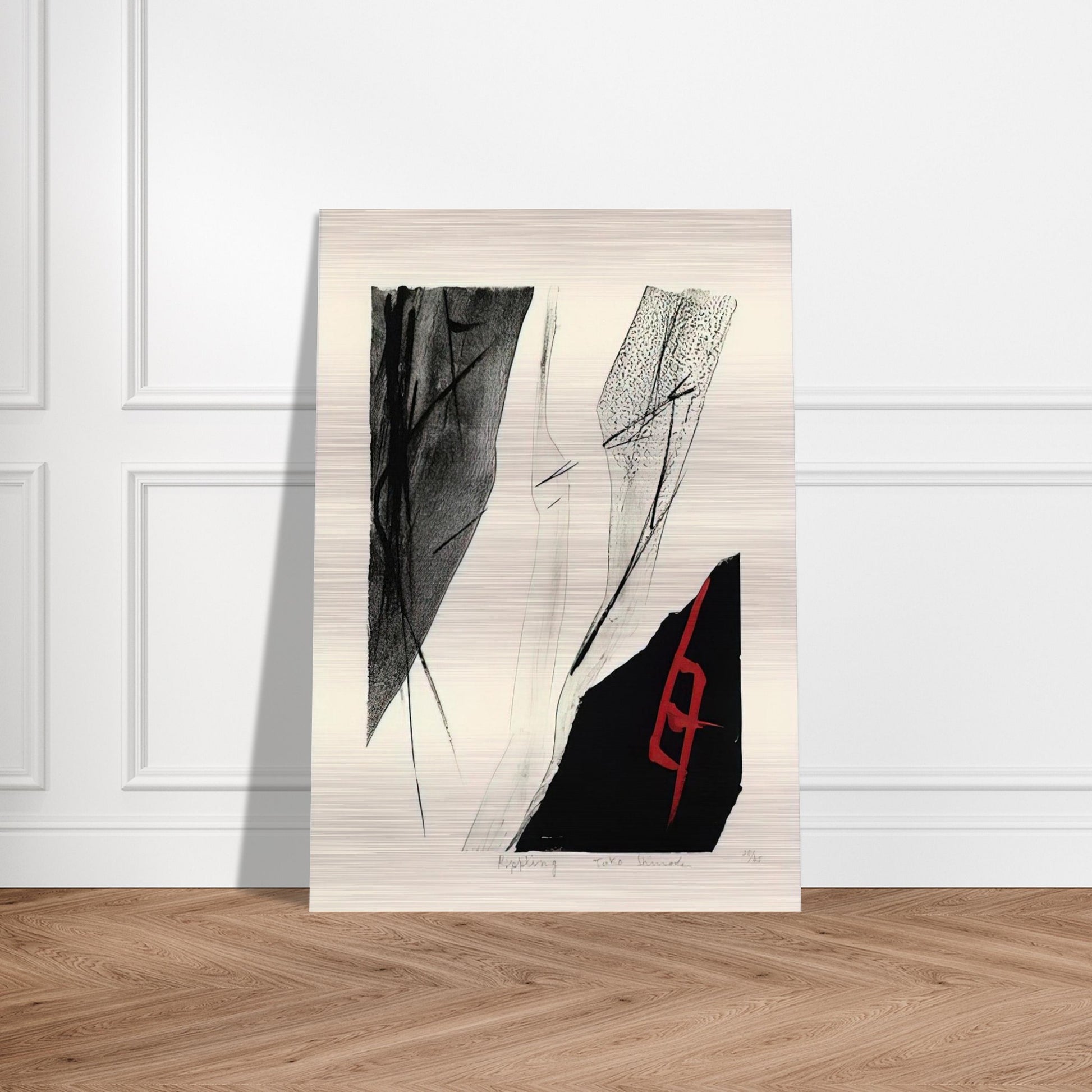 Rippling - 1983 - Toko Shinoda Brushed Aluminum Print - 70x100 cm / 28x40 inches | Toko Shinoda Aluminum Print | Toko Shinoda Prints