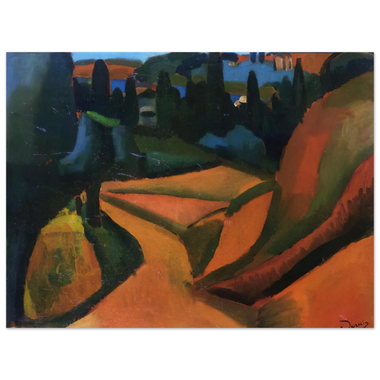 Andre Derain - LANDSCAPE NEAR MARTIGUES 1908  75x100 cm / 30x40inches Fine Art Poster