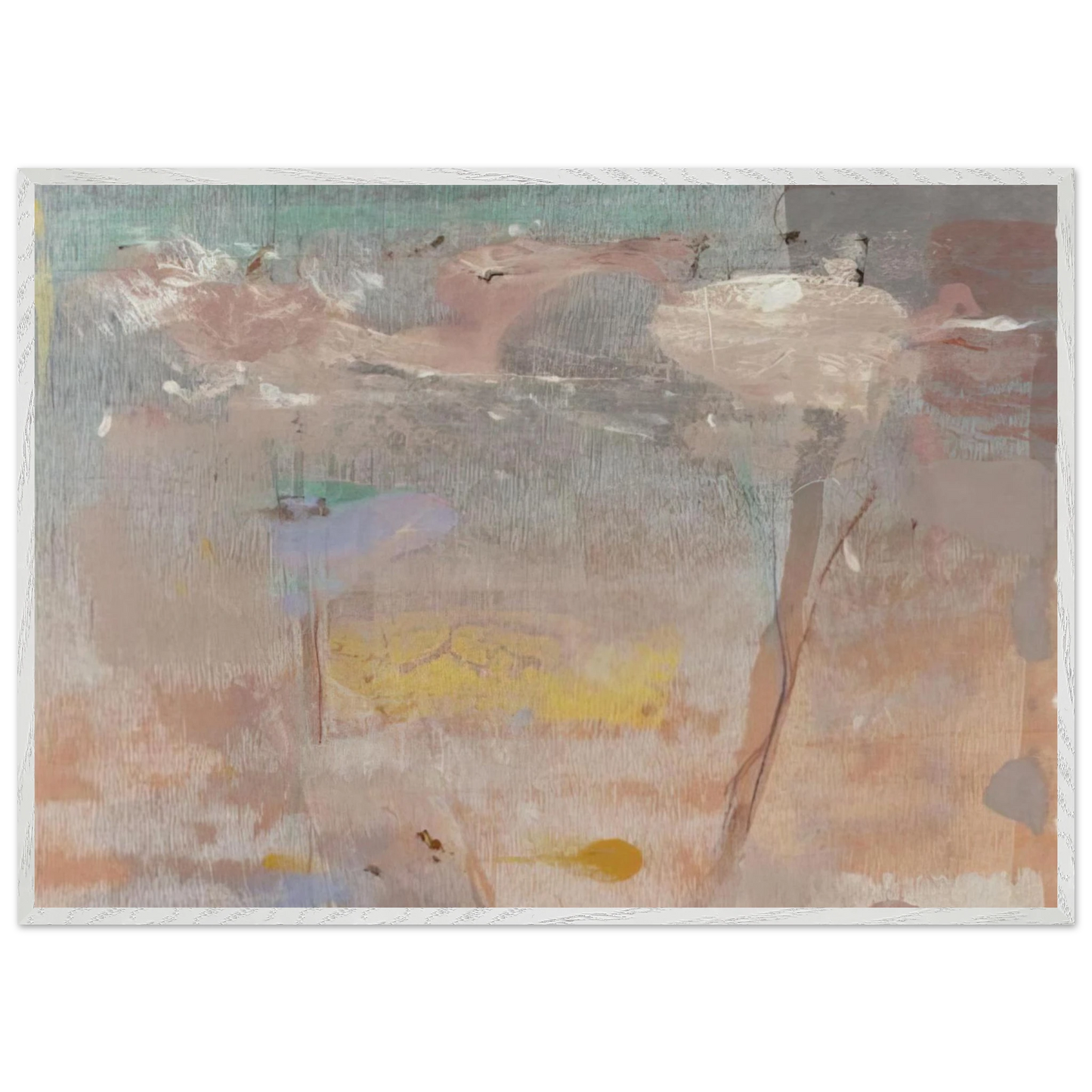 Helen Frankenthaler - Monotype I - 1981 Wall art - 27x35 cm / 11x14 inches - Fine Art Poster-canvas - -