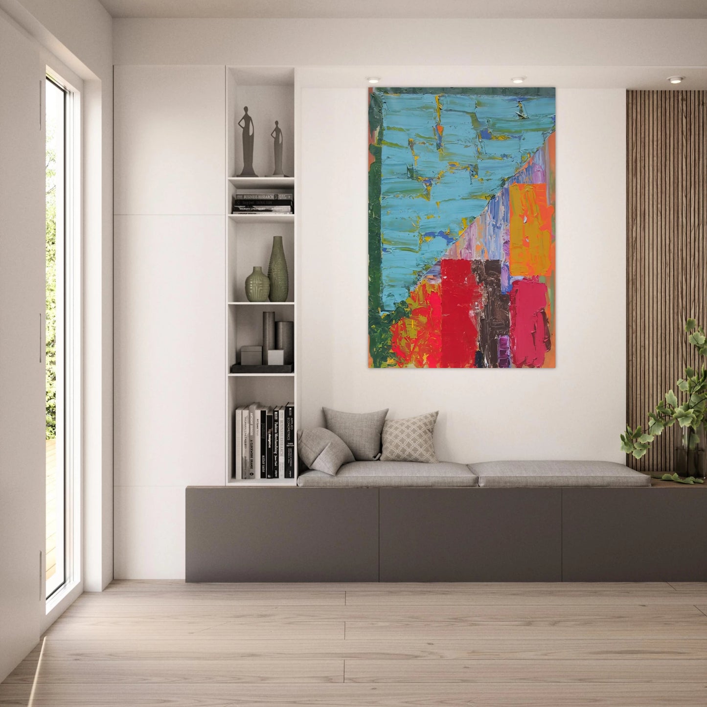 25.4.78 - 1978 - John Hoyland Art Prints - 100x150 cm / 40x60″ inches | John Hoyland Poster | John Hoyland Prints