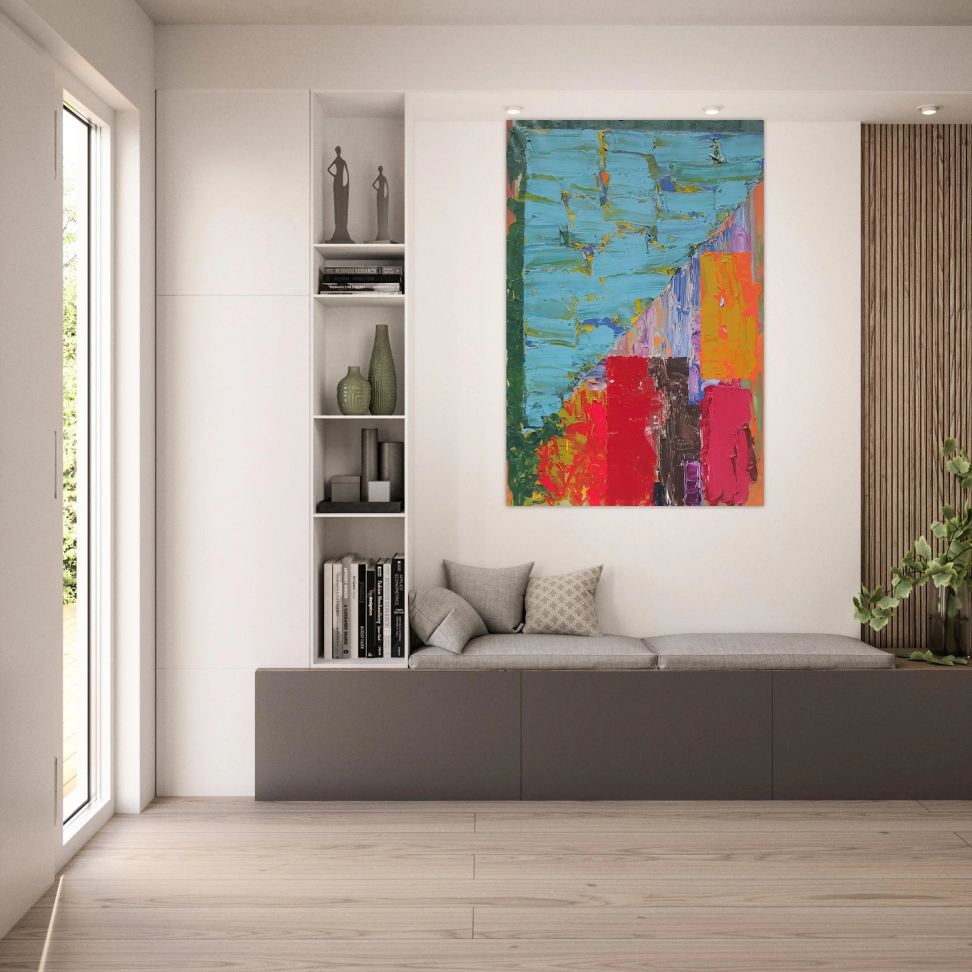 25.4.78 - 1978 - John Hoyland Art Prints - 100x150 cm / 40x60″ inches | John Hoyland Poster | John Hoyland Prints