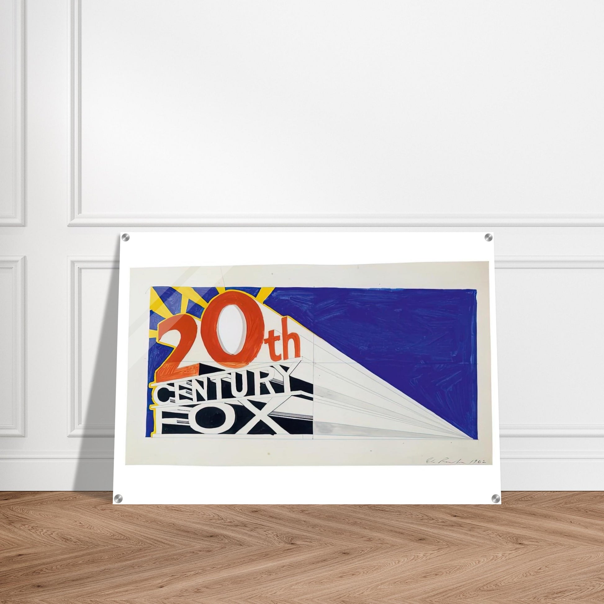 TRADEMARK 3 1962 - Edward Ruscha Acrylic Print - 70x100 cm / 28x40″ inches | Edward Ruscha Wall Art | Edward Ruscha Prints