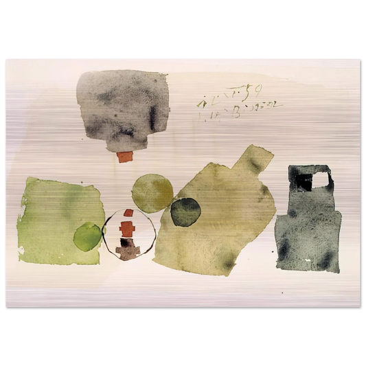 12.XI.59 - 1959 - Julius Bissier Brushed Aluminum Print - 70x100 cm / 28x40 inches | Julius Bissier Aluminum Print | Julius Bissier Prints